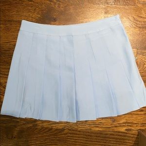 Pastel Blue Pleated Tennis Skirt